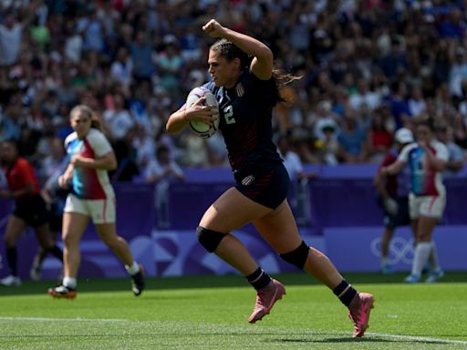 Look: Ravens' Derrick Henry reviews USA rugby's Ilona Maher's viral stiff arm in 2024 Paris Olympics: 'She got it'