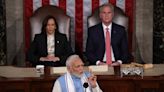 Modi receives raucous applause in Congress despite some progressives boycotting over human rights record