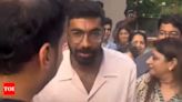 'Heart of the nation': Jasprit Bumrah mobbed by fans, welcomed with petals. Watch | Cricket News - Times of India