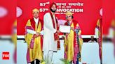 IIT-K celebrates 57th convocation, awards degrees to 2,332 graduates | Kanpur News - Times of India