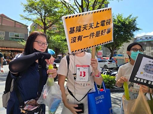 深入市場宣傳罷免謝國樑 拆樑民團：連署民眾多拉一票就過關