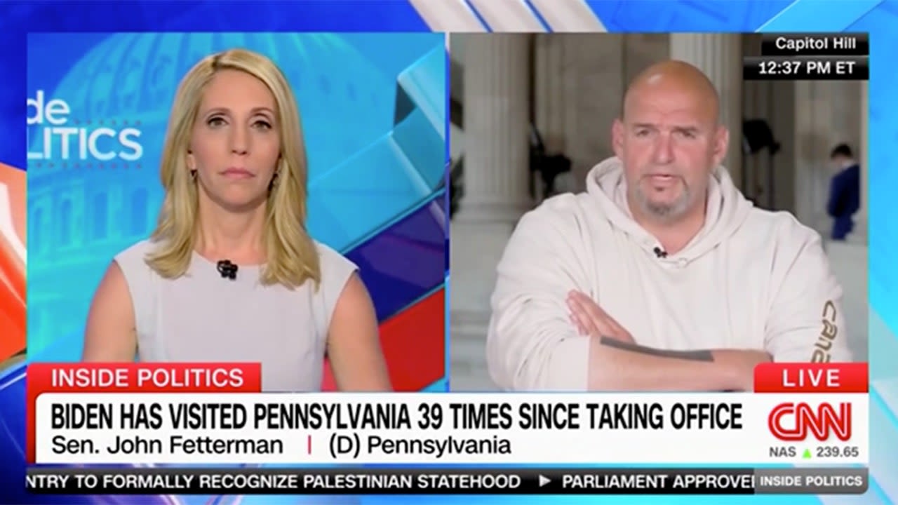 Sen. John Fetterman tells critics he's 'not a progressive': That label left me