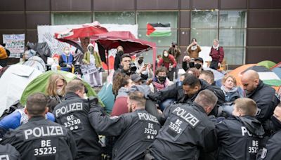 柏林自由大學校園被示威者佔據 警方應校方要求清場 - RTHK