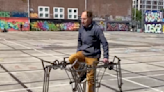 Pedaalbeest is a wildly cool walking contraption by Aat Dirks and As Lakerveld