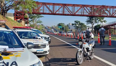 Operação Hércules registra 69 autuações por irregularidades na documentação e conservação de motocicletas em Pres. Prudente