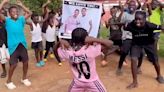 Niños en África mandan mensaje a Lionel Messi y David Beckham