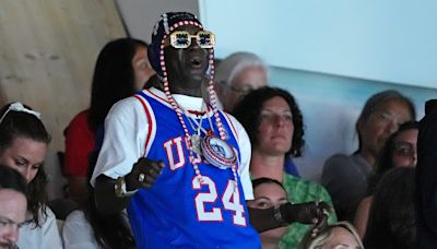 Flavor Flav cheering on the USA women's water polo team gave us some delightful highlights