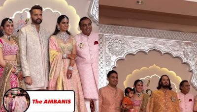 Anant-Radhika Wedding: Ambani Clan Arrives at Grand Mandap; Netizens Take Dig at Akash for Wearing Sports Shoes