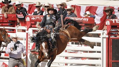 Bruno wins Stampede saddle bronc title despite confusion