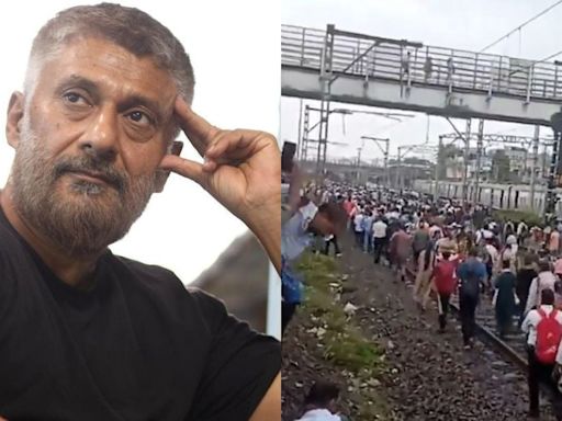 'Torture Of Citizens': Vivek Agnihotri Reacts To Mumbaikars Walking On Tracks Due To Disruption Of Local Train...