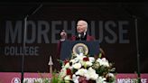 Biden decries Gaza humanitarian crisis at Morehouse, winning applause