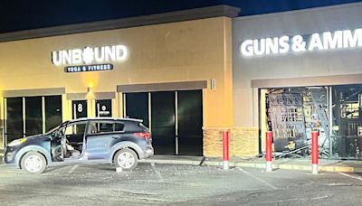 Stolen car smashes into Orangevale gun store; 25 firearms taken, sheriff says