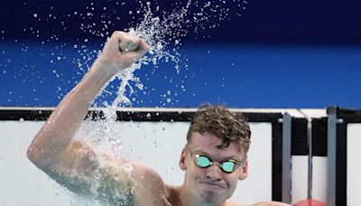 Léon Marchand pulls off one of the most audacious doubles in swimming history at the Paris Olympics