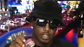Rapper makes lewd comments and downs sex shot after being quizzed about Diddy assault on CNN