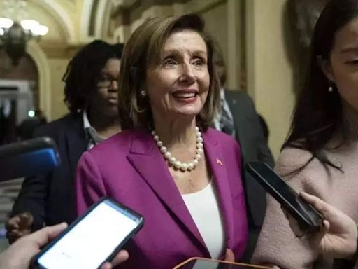 Pelosi stops short of calling Biden to step aside from race; says 'it's up to the president' - Times of India