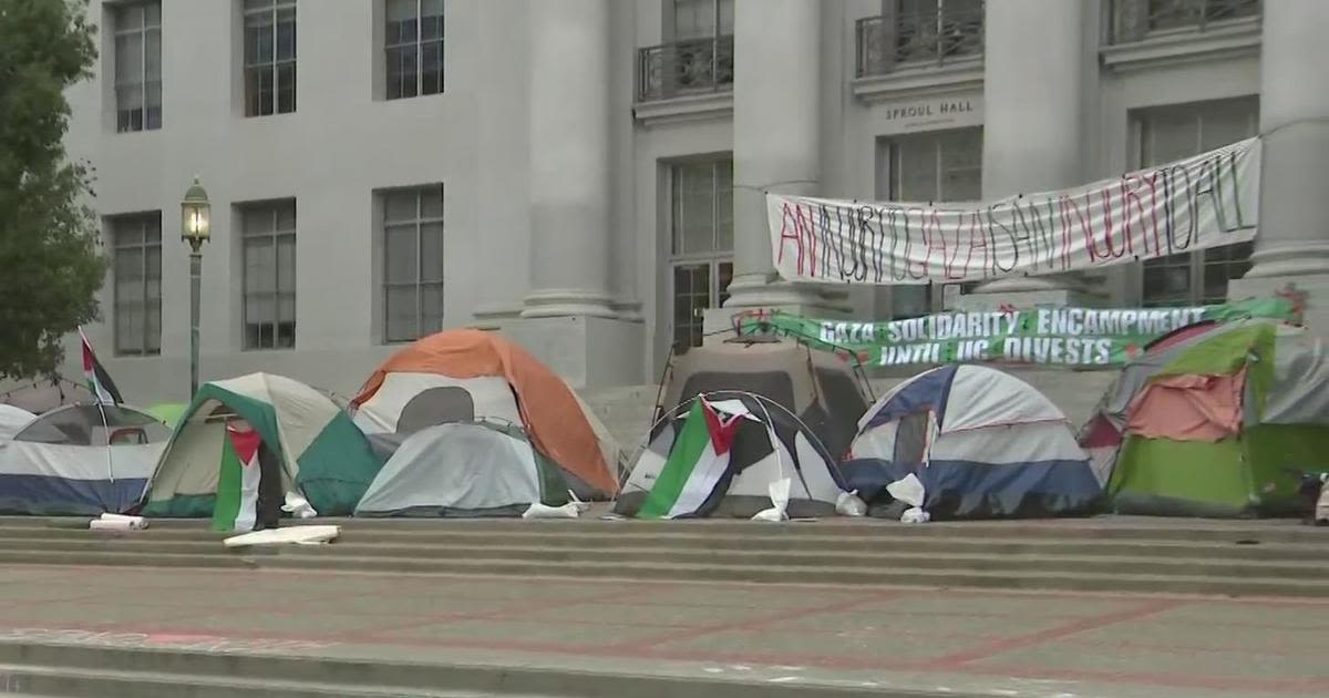 Stanford students erect encampment to protest Israel's attacks on Gaza, demand university divestment