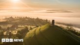 The artist creating 100 pictures of Glastonbury Tor