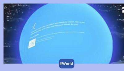 Fact or fiction: Las Vegas Sphere displayed 'blue screen of death' during Microsoft outage?