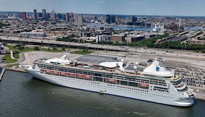 Cruise ships set sail out of Port of Baltimore for the 1st time since bridge collapse