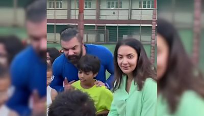 Viral: Sohail Khan Attends Son Yohan's Birthday With Ex-Wife Seema Sajdeh By His Side. Watch