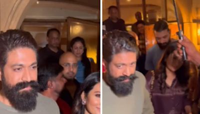 KGF Actor Yash Spotted On Dinner Date With Wife Radhika Pandit In Mumbai - News18