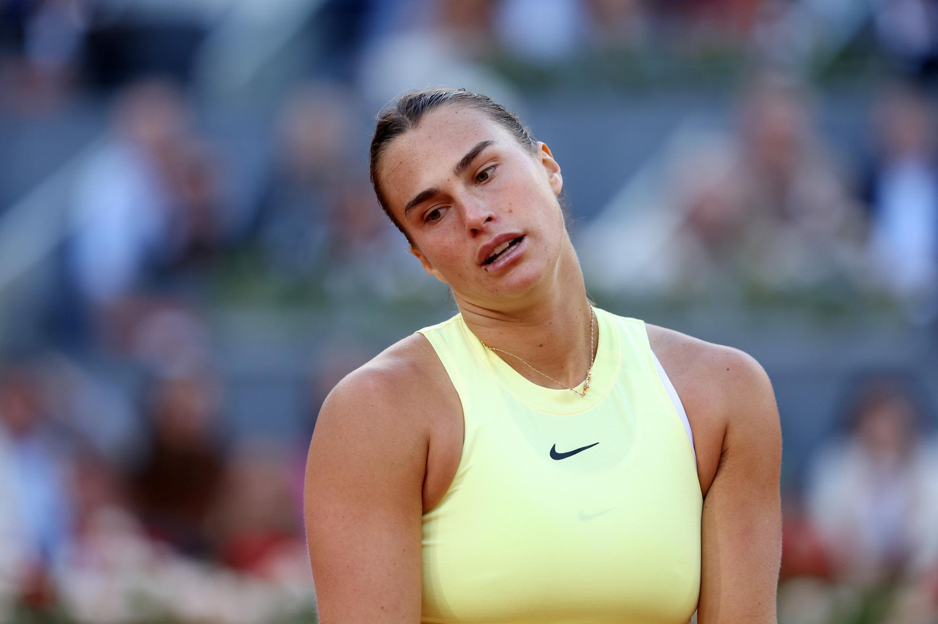 Sabalenka's heartbreaking confession: "I'm emotional, in Madrid I destroyed a racket"