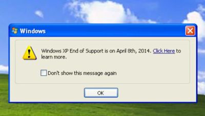 Windows end-of-life pop-ups: Watch their long, annoying history