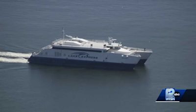 Lake Express Ferry heads out on first trip of season