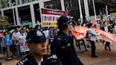 Hong Kong Police Limit Protesters to Pre-Approved Messages in First Demonstration Since Beijing Crackdown