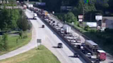 Severe delays after crash on Interstate 83