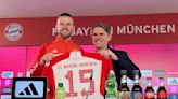 England defender Dier officially presented as Bayern player