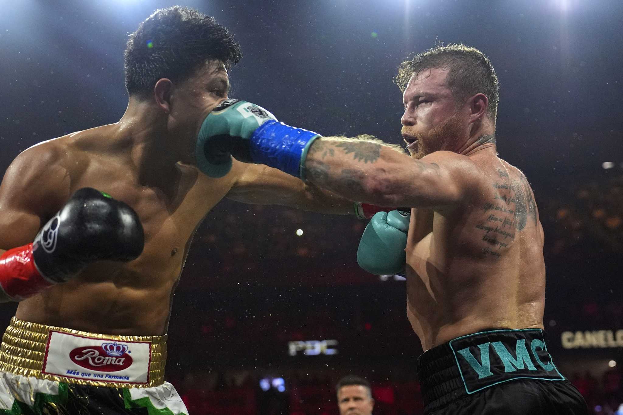 Canelo Alvarez to defend super middleweight titles against Edgar Berlanga on Sept. 14 in Las Vegas