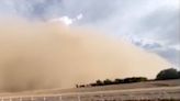 Photos show ‘blinding, choking’ dust storm consuming southern California