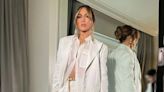 Jennifer Lopez Layered a Super-Slouchy Blazer Over an Even Slouchier Calf-Length Shirt