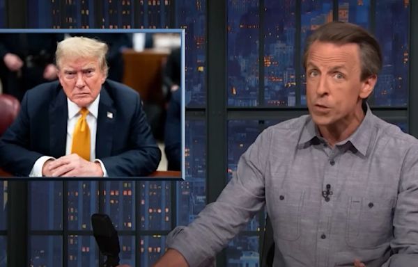 Seth Meyers Addresses Haters Who Say His Show Material Is Just ‘Orange Man Bad’ | Video