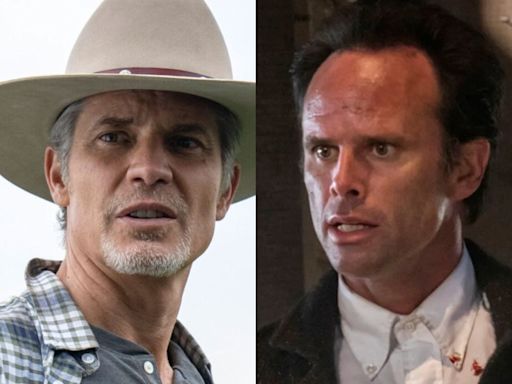 Timothy Olyphant addresses Walton Goggins feud on Justified set