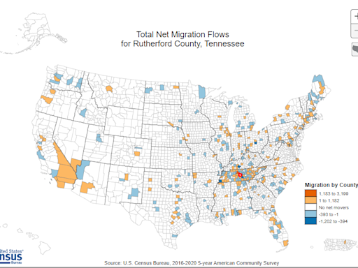 Which Tennessee counties are growing the fastest: Did your county make this top 10 list?