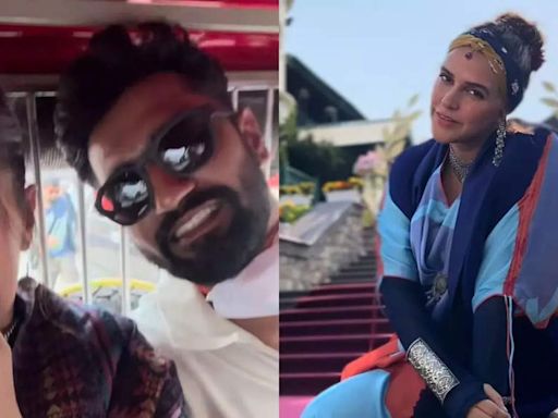 Neha Dhupia shares a hilarious BTS video featuring Vicky Kaushal, and Triptii Dimri from the sets of 'Bad Newz' | Hindi Movie News - Times of India