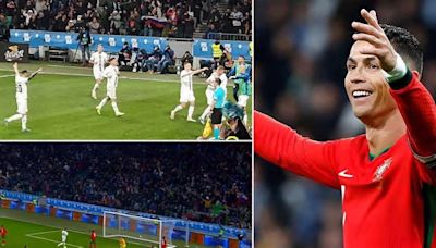 Eslovenia sorprendió a la Portugal de Cristiano Ronaldo en un partido histórico