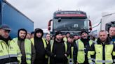 Anger and disappointment in endless lines of Ukrainian trucks at Polish border