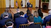 Biden’s news conference takes abrupt, lengthy turn
