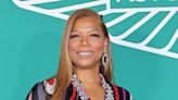 Queen Latifah Looks Angelic in All White for Rare Red Carpet Appearance With Partner