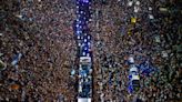 See Argentina's celebration after World Cup victory as overjoyed fans welcome team home