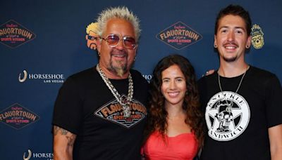 Guy Fieri's Heartfelt Speech At Son Hunter's Pickleball-Themed Engagement Party Has Fans In Tears