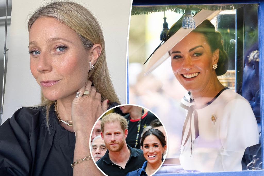 Gwyneth Paltrow shows support for Kate Middleton 1 year after double date with Meghan Markle, Prince Harry