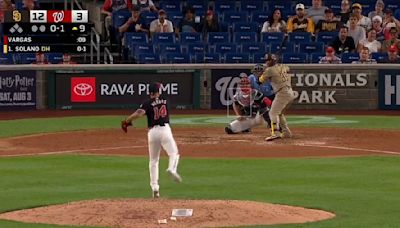 Nationals Broadcast Baffled by 33-MPH Pitch From Utilityman Ildemaro Vargas