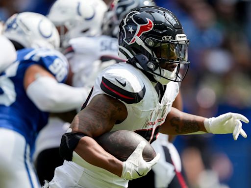 Where does Texans RB Joe Mixon rank among NFL rushing leaders following Week 1?