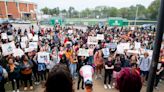 'In what world do guns have more rights than I do?': Students walk out in support of gun reform