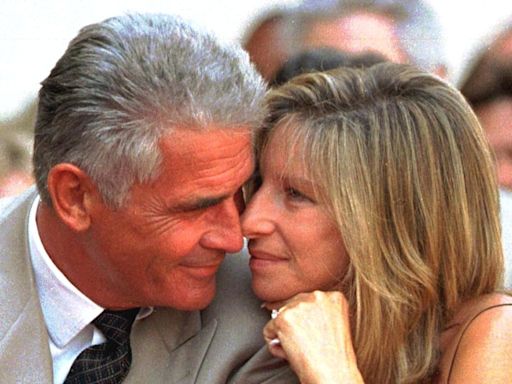 Barbra Streisand is a blushing bride as she cozies up to James Brolin in wedding photo celebrating 26th anniversary