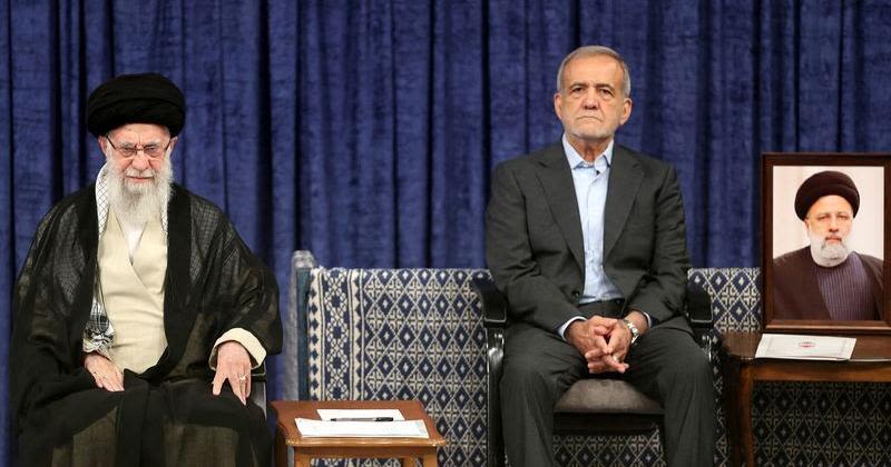 Endorsement and presentation ceremony for Iran's newly-elected president Pezeshkian, in Tehran